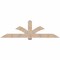 Ekena Millwork Redmond Smooth Timber Gable Bracket, Douglas Fir, 84"W x 24"H x 5 1/2"D x 5 1/2"F, 7/12 Pitch GBW084X24X0606RED00SDF - alternate 1